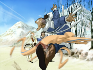 Smear frame from the Last Airbender