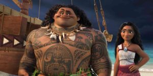 A screenshot from Moana 2